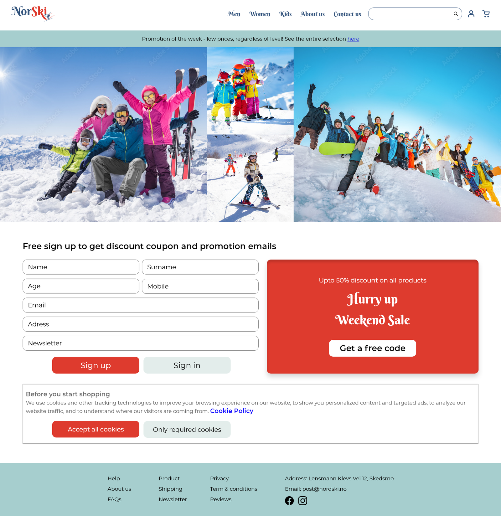 Norski design screen